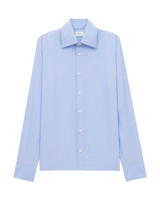 Saint Laurent Blue Cassandre Shirt