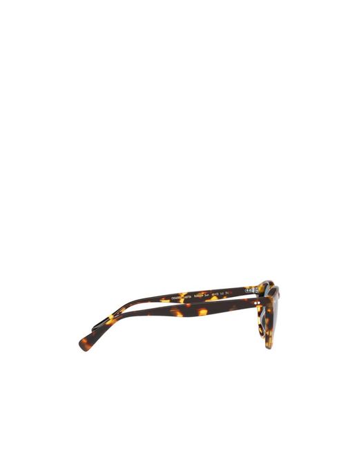 Oliver Peoples Blue Romare Round-Frame Sunglasses for men