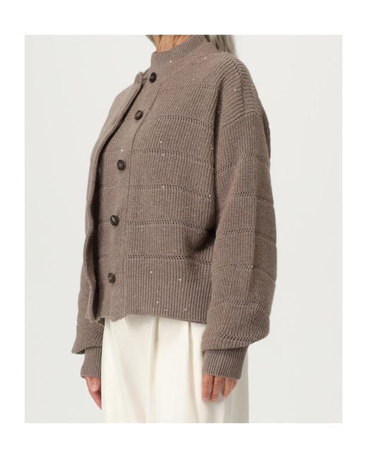Brunello Cucinelli Brown Sweaters