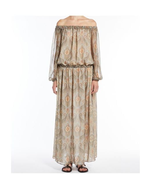 Weekend by Maxmara Natural Pattern-Printed Dress