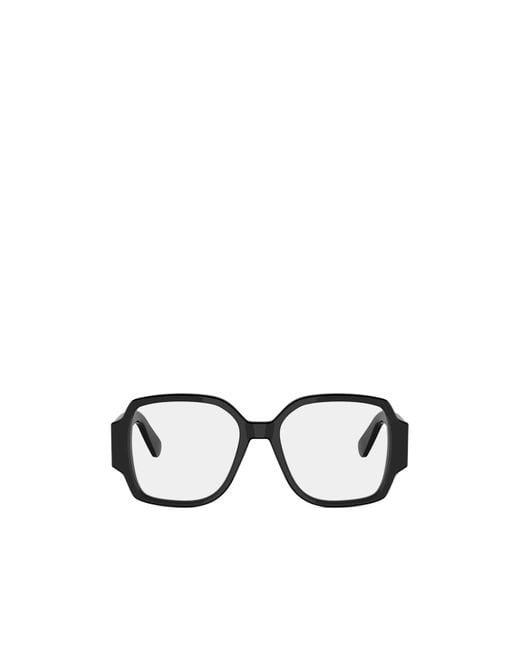 Dior White Eyewear Square Frame Glasses