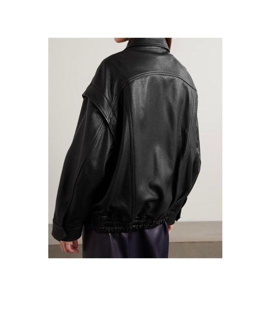 Nour Hammour Black Micah Leather Jacket