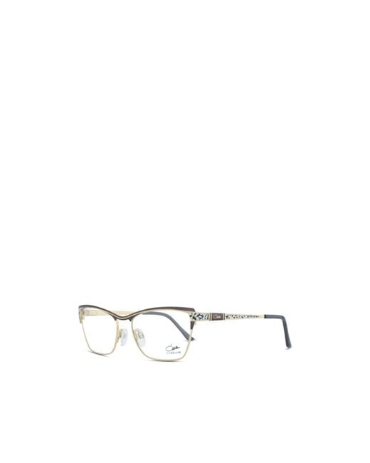 Cazal White Full-Frame Plain Mirror for men