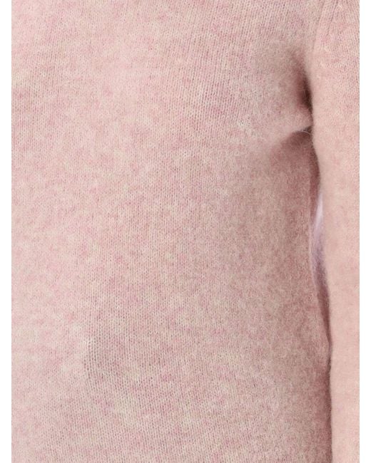 Soeur Pink Envie Crewneck Knitted Sweater
