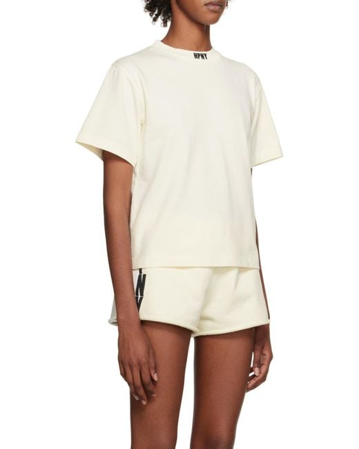 Heron Preston White Logo-Print Short-Sleeved T-Shirt