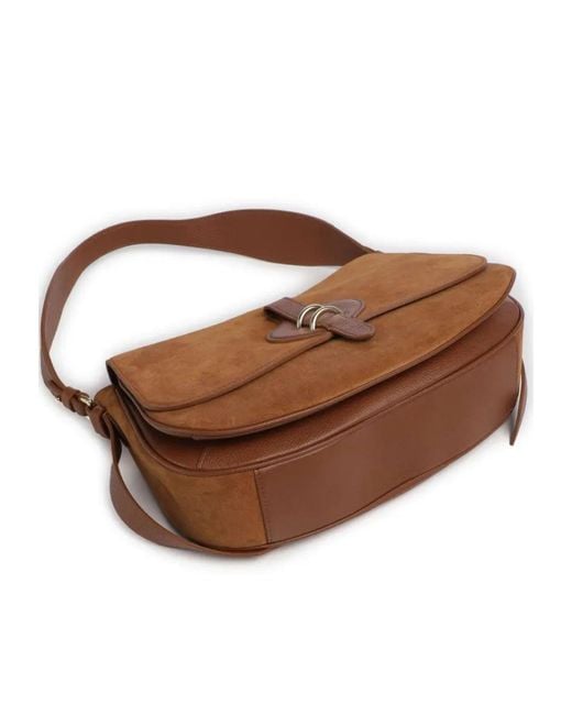 Coccinelle Brown Mavery Medium Flap Bag