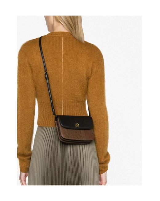 Etro Black Logo Shoulder Bag