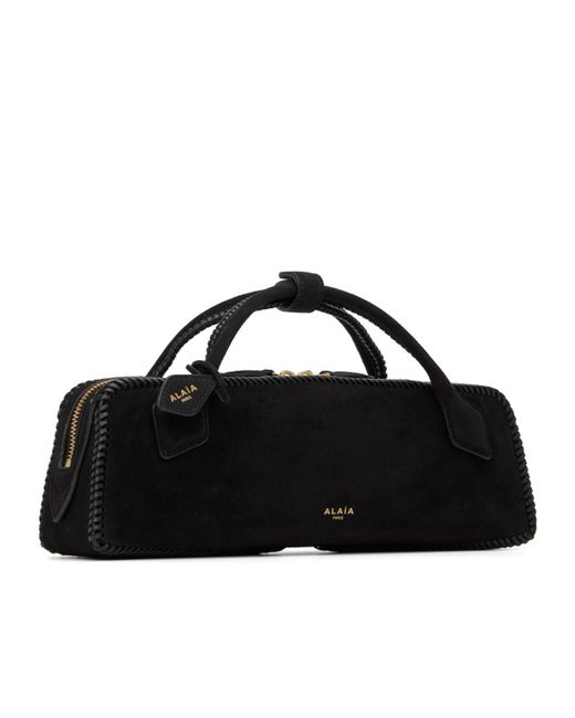 Alaïa Black Double Handle Tote Bag