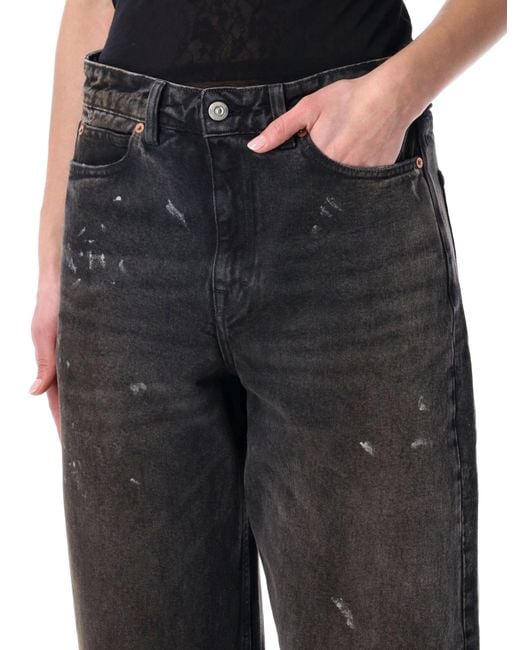 Our Legacy Gray Full Cut Relaxed Jeans