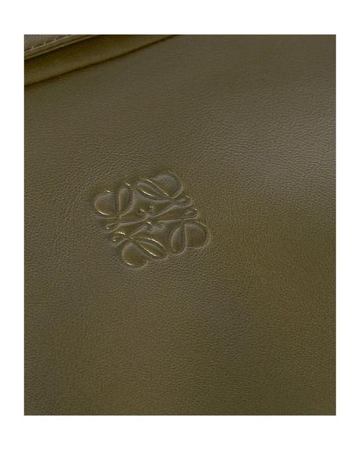 Loewe Green Anagram Logo Debossed Shirt for men