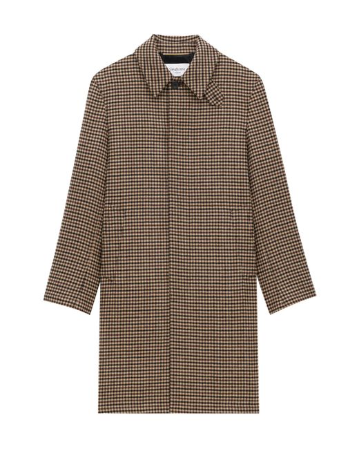 Saint Laurent Brown Long Sleeve Coat
