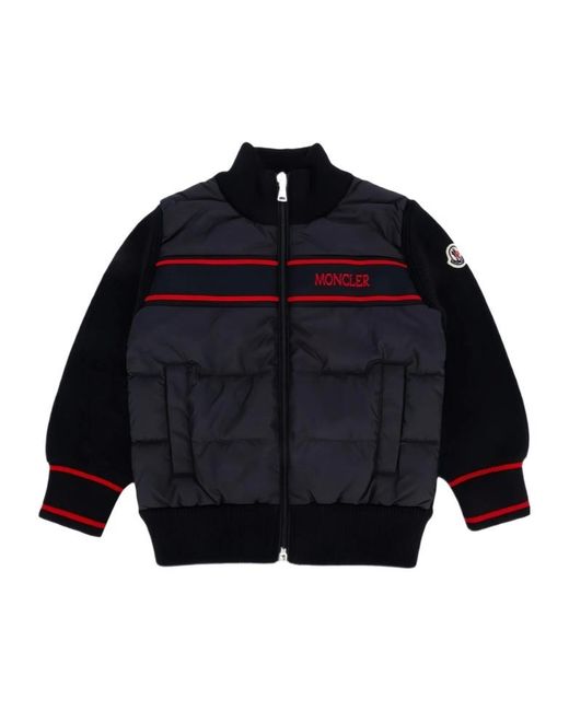 Moncler Blue Long-Sleeved Down Jacket