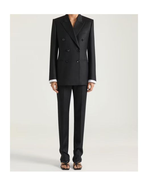 Givenchy Black Striped Skinny Pants