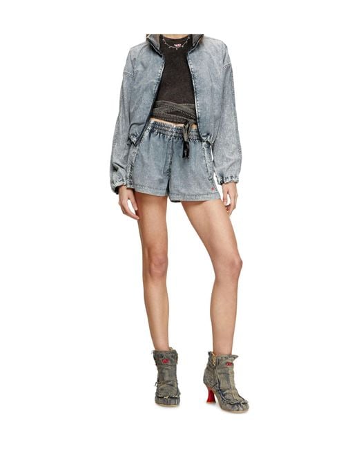 DIESEL Gray D-Woodstock Boots