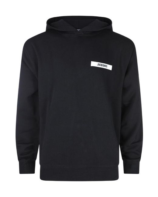 Jacquemus Blue Long-Sleeved Sweatshirt for men