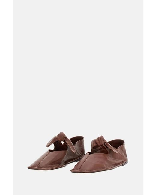 Hereu Brown Llasada Ballet Flats