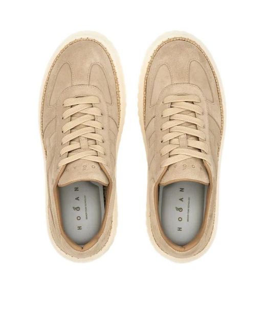 Hogan Natural H-Stripes Sneakers