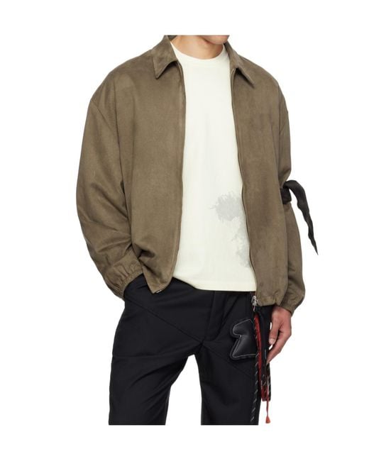Song For The Mute Natural Shirt Collar Casual Jacket for men