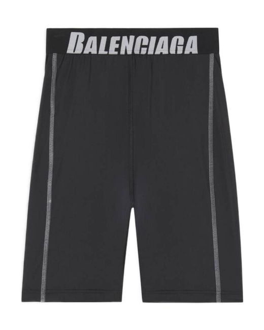 Balenciaga Black Shorts Cycling Da Donna