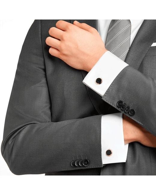 Montblanc Blue Logo Cufflinks for men