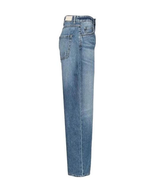 ICON DENIM Blue Belt-Loop Jeans