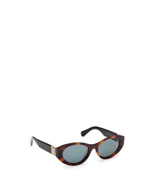 MAX&Co. White Oval Frame Sunglasses