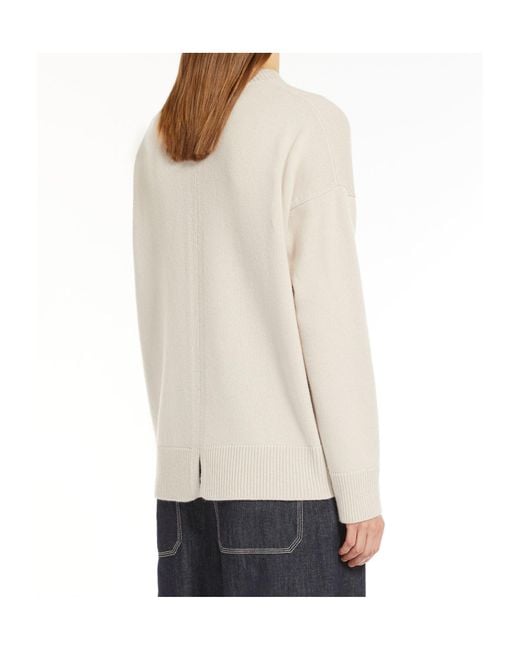 Max Mara Natural 'S Crewneck Long-Sleeved Jumper