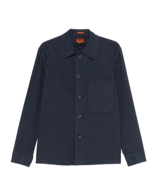 Barena Blue Pocket Button Shirt for men