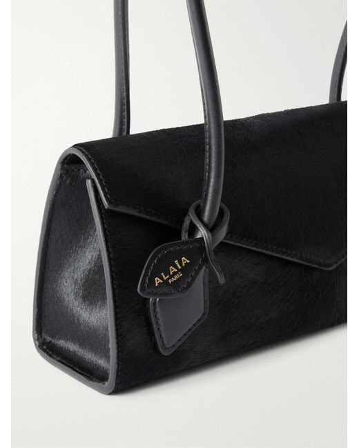 Alaïa Black Alaïa Flap Strap Shoulder Bag