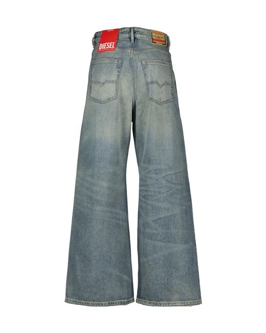 DIESEL Blue 1996 D-Sire Wide Leg Jeans