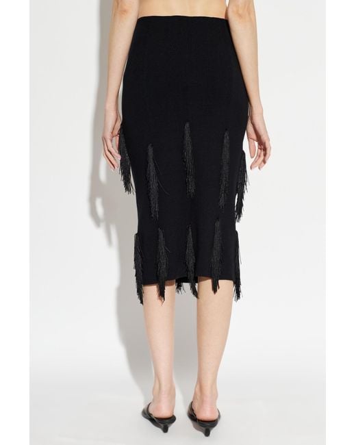IRO Black Knee-Length Skirt