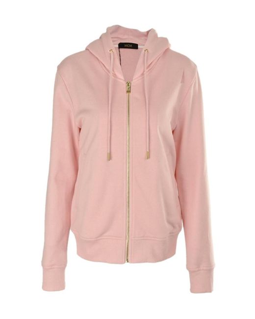 MCM Pink Hooded Casual Jacket