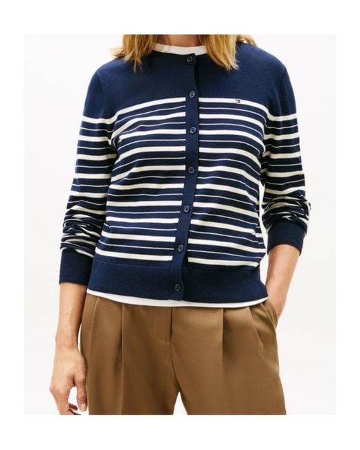 Tommy Hilfiger Blue Long-Sleeved Cardigan