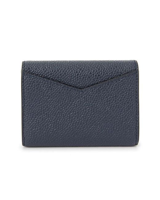 Thom Browne Blue Snap Wallet