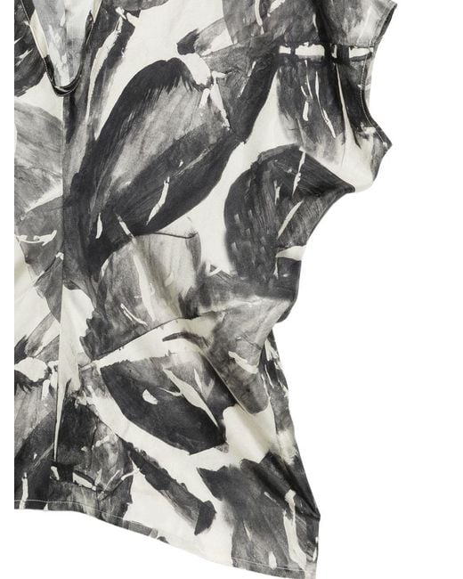 Alysi Gray V-Neck Shirt