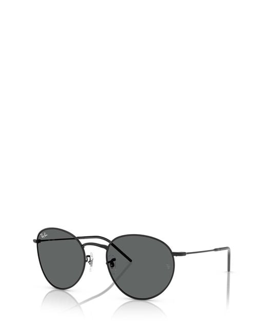 Ray-Ban Gray Round Reverse Sunglasses