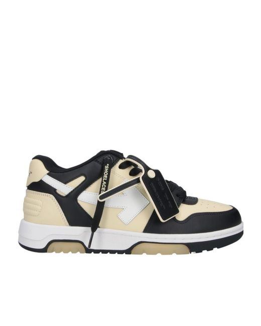 Off-White c/o Virgil Abloh Black Out Of Office Lace-Up Sneakers for men