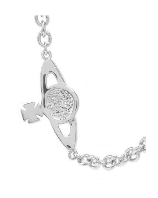 Vivienne Westwood Metallic Mini Bas Bracelet for men