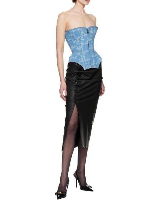 Vivienne Westwood Blue Denim Cobrax Corset Top