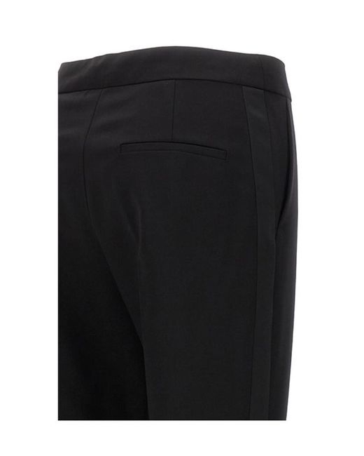 Max Mara Black Straight Casual Pants
