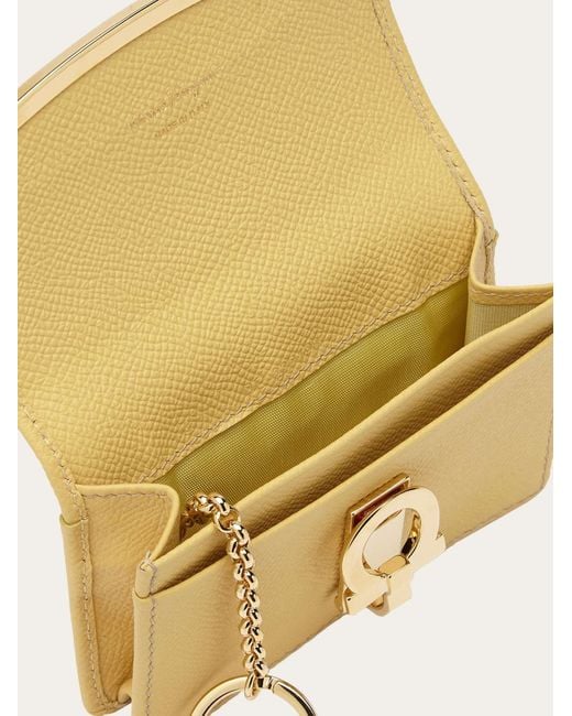 Ferragamo Natural Logo Wallet