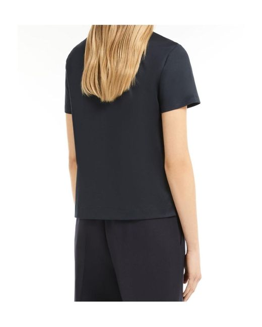 Max Mara Blue Nerina Crewneck T-Shirt