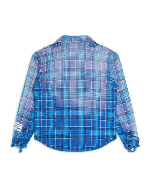GALLERY DEPT. Blue Marley Flannel Shirt for men