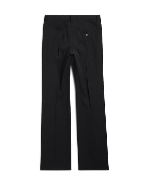Balenciaga Black Straight-Leg Trousers for men