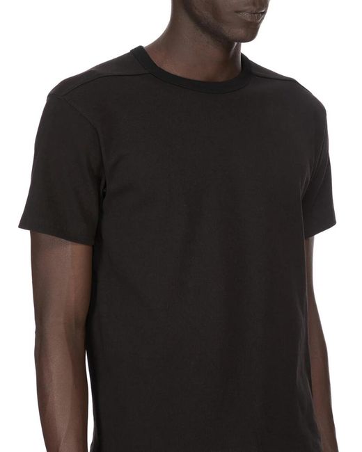 Rick Owens Black Short-Sleeve T-Shirt for men