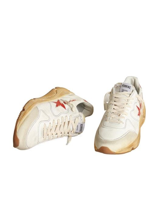 Golden Goose Deluxe Brand Pink Logo Casual Sports Shoes for men