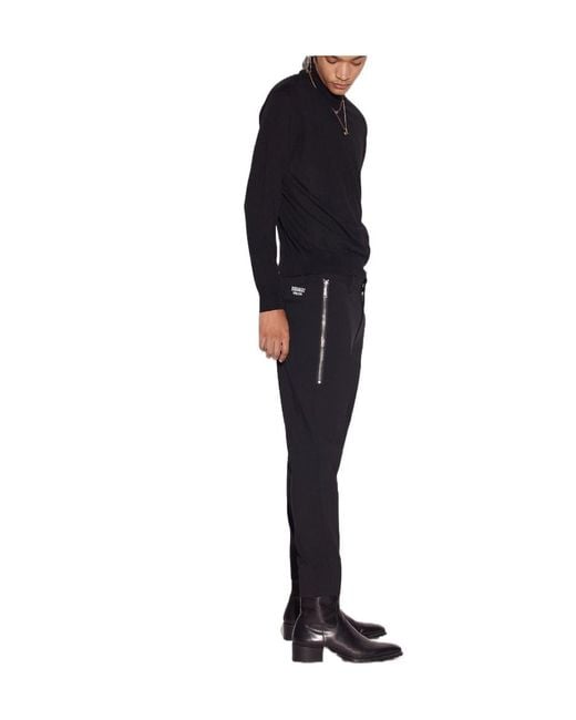 DSquared² Black Skinny Techno Pants for men