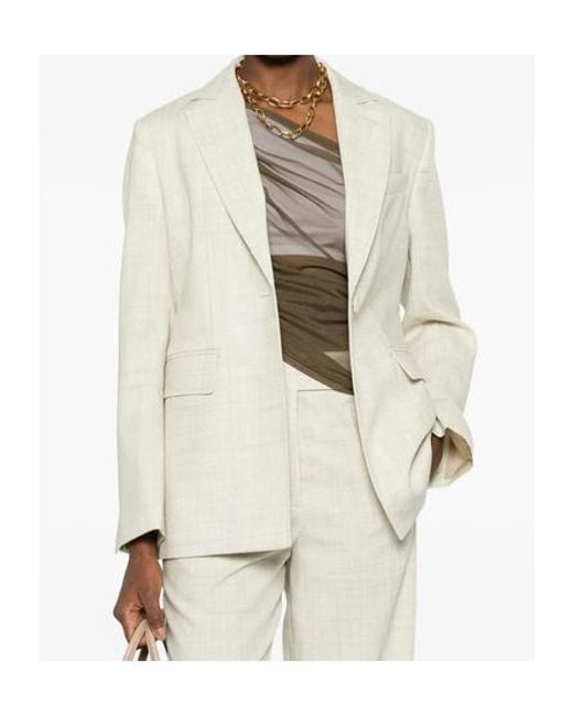 Joseph White Maati Pocket Single-Breasted Blazer