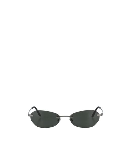 Our Legacy White Adorable Geometric Frame Sunglasses for men
