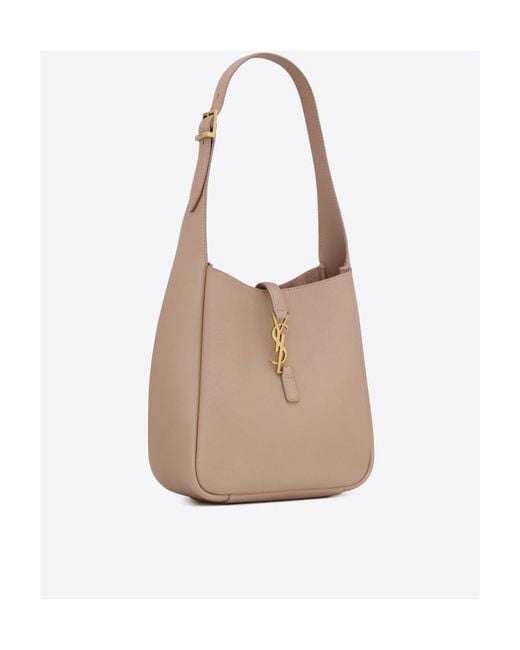 Saint Laurent White Le 5 À 7 Soft Small